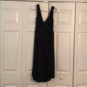 Black polka dot Roxy dress